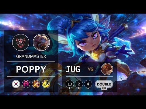 Poppy Jungle vs Taliyah - KR Grandmaster Patch 9.12
