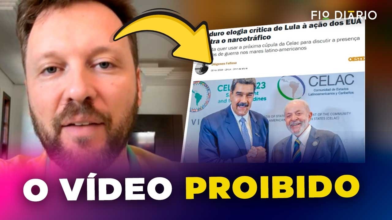 ⚠️O VÍDEO DE LULA E MADURO QUE SERÁ PROIBIDO PELO TSE