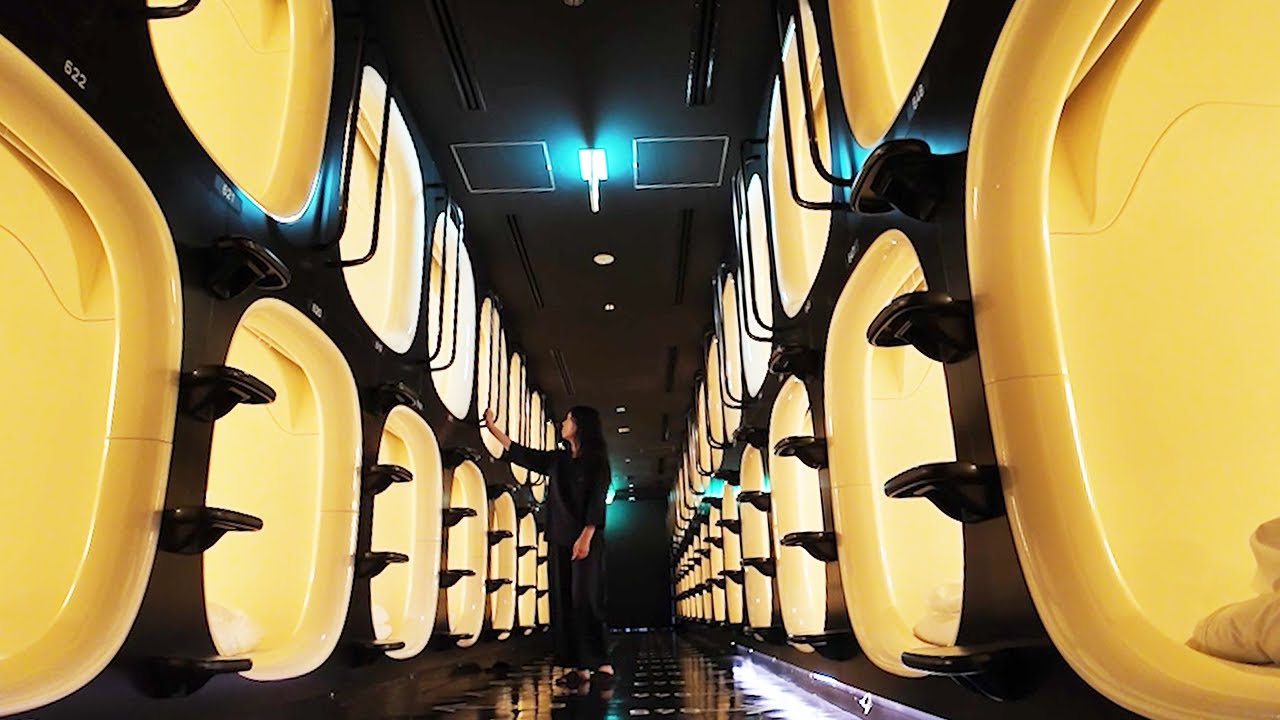 [ENG] Capsule Hotel in Shinjuku,Tokyo🧳Free Drinks/Observation Cafe【Rembrandt Cabin Shinjuku】