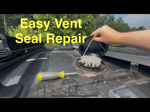 Thor Sanctuary Bathroom Vent Seal Fail.  Easy DIY Replacement