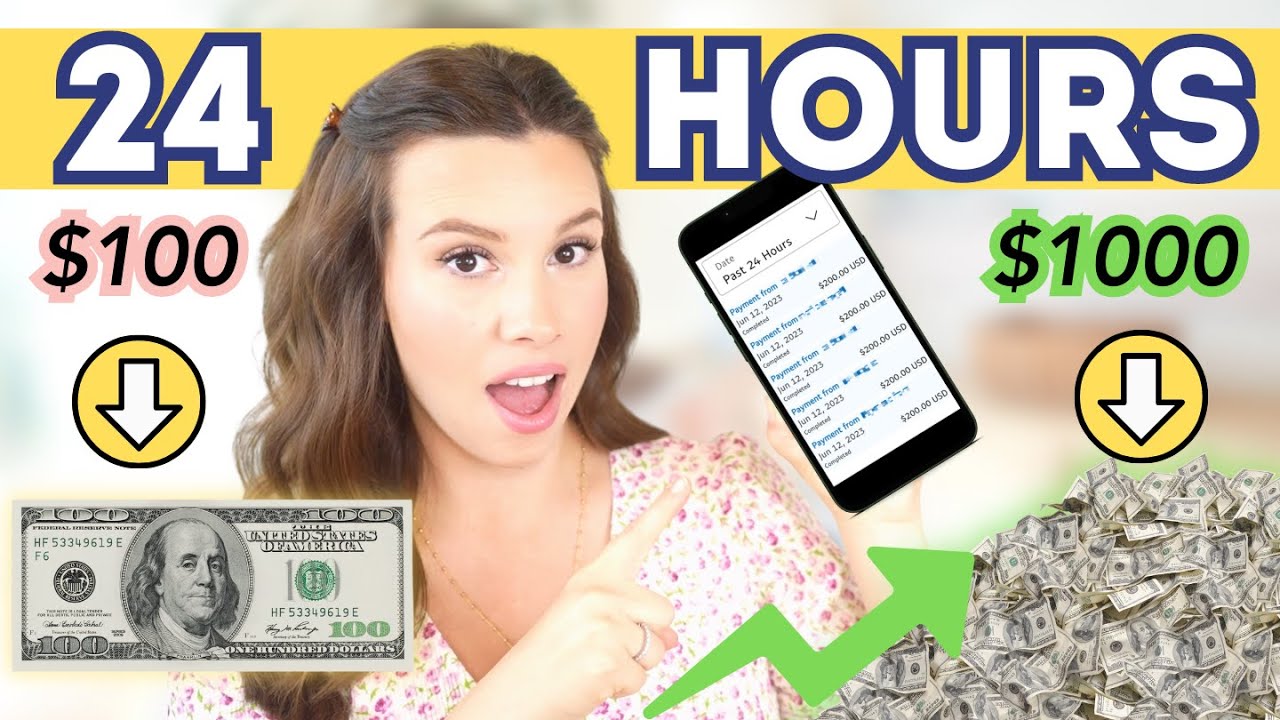 5 FASTEST Ways To Turn $100 Into $1000 (ONLINE ONLY) | 24 Hours!