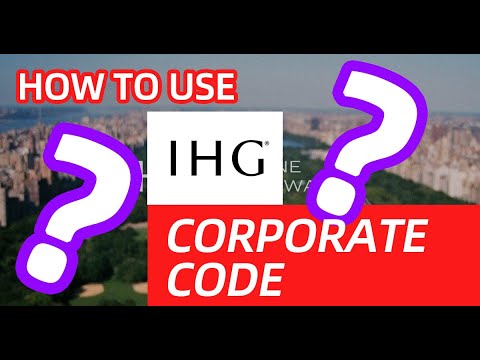 Ihg Corporate Code Reddit