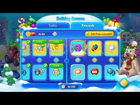 @Fishdom Win Strikes Atlantis Cup Stage 72 - 81. Holiday Season Event Level 34 Unlocked.