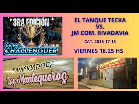 #CopaChallenguer Fútbol infantil femenino/ El Tanque Tecka vs JM Com. Riv. (2016-17-18)