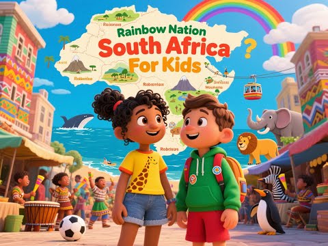 South Africa For Kids | Educational Video South Africa | African Geography For Kids | African Kids