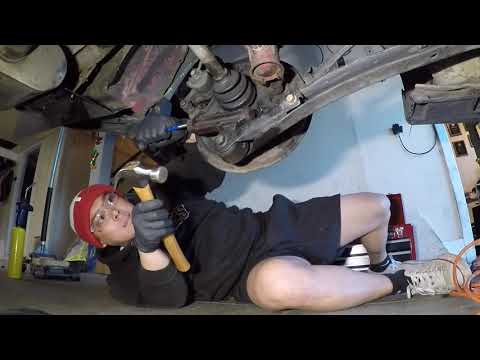 How to remove lateral link bolt Subaru Impreza WRX STI - Whiteline lateral link & 24mm RSB PART1