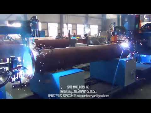 Mig ms,ss automatic pipe flange welding machine, for industr...