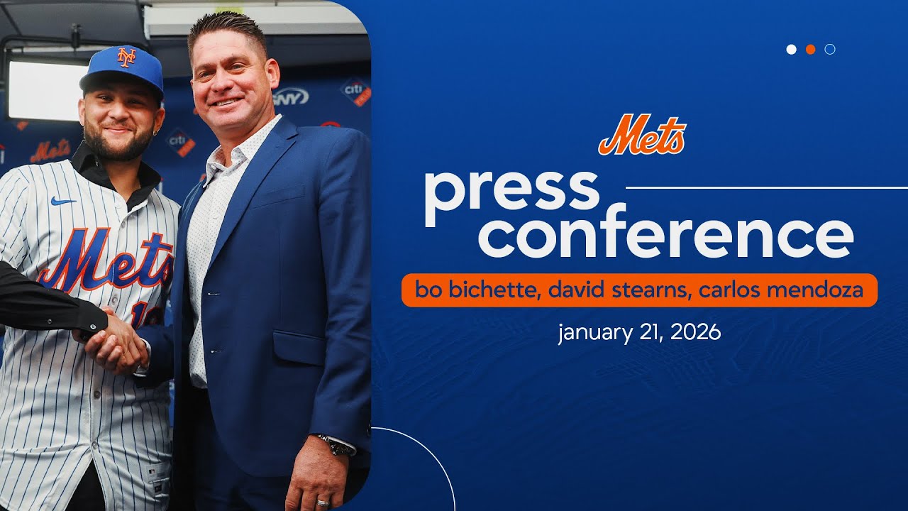 Bo Bichette, David Stearns & Carlos Mendoza Speak to the Media