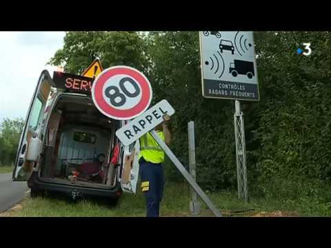 Entrée en vigueur des panneaux à 80 KM H
