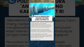 Politikus Singapura Singgung Potong Kabel Internet, Viral di Tengah Ketegangan P