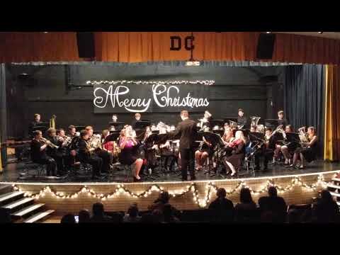 David Crockett High School Band - 12-17-18 - Appalachian Carol - Arr. Jerry Brubaker.