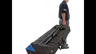 The problem with piano/keyboard cases or gig bags with wheels