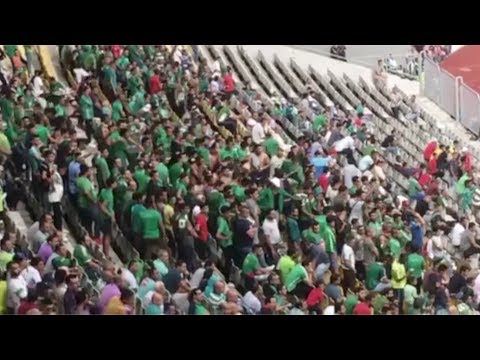 فرحة جماهيرالاتحاد بهدف خالد قمر في العربي الكويتي في البطولة العربية