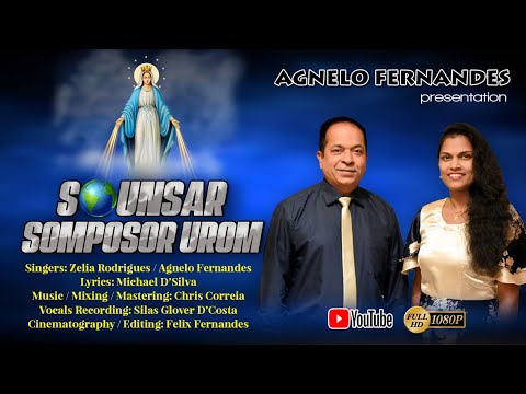 Sounsar Somposor Urom - Zelia Rodrigues & Agnelo Fernandes II New Konkani Song 2023 II