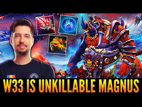 👉 W33 Trying Magnus On Mid And He Is Unkillable With Him - Dota 2
