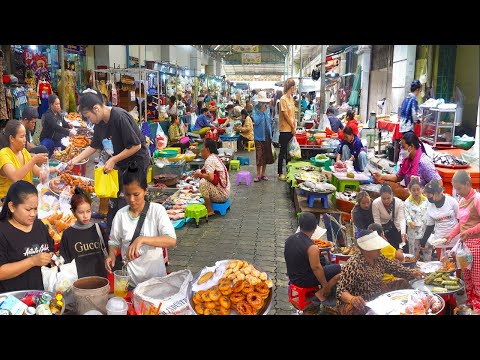 Street Food For Factory Workers & Daily Fresh Food @ The Market - Sweet Drink, Snacks, & More