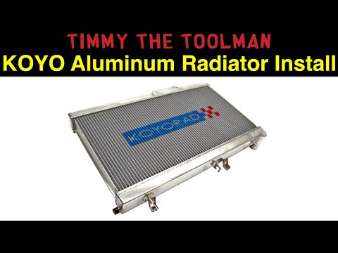 Koyo Aluminum Radiator Install - 3rd GEN Toyota 4runner & 1st GEN Toyota Tacoma