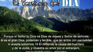 Miniatura del video: El versiculo del dia .com - Deuteronomio 10 v17-18