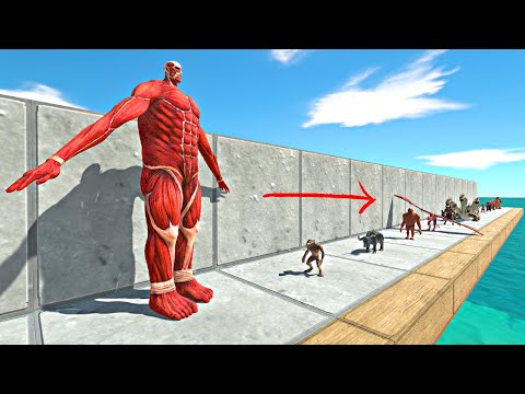 Colossal Titan vs All Units - Animal Revolt Battle Simulator