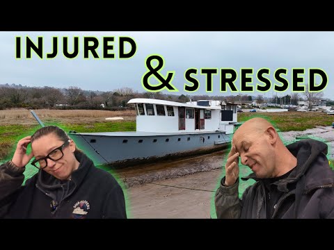 Ep 266 - The Hardest Week Of BoatBuilding So Far - Stress & Big Injuries!