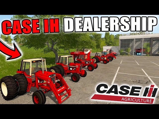 CASE IH DEALERSHIP | SHOWROOM | HARVESTERS + TRACTORS | FARMING SIMULATOR 2017