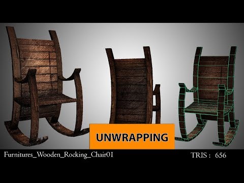 Wooden Rocking Chair in Autodesk Maya 2018 Part 3 Texturing in Substance Painter