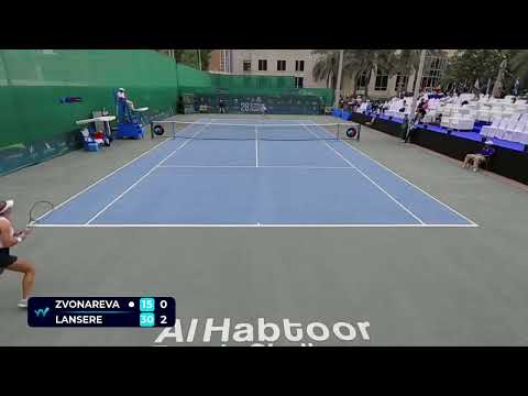 Vera Zvonareva [WC] (RUS) vs Sofya Lansere [Q] (RUS) // 7-5 2-6 6-3 // W100 Dubai // Quarter-final