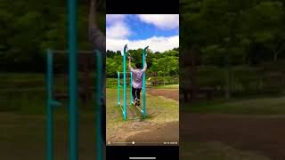 公園で懸垂するだけ