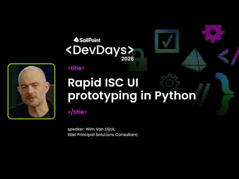 Rapid ISC UI prototyping in Python