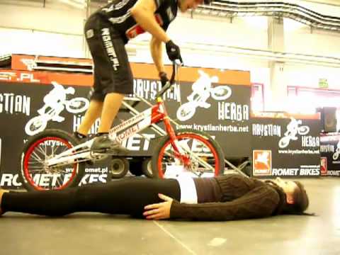 Krystian Herba w Kielcach na targach