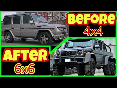 Mercedes Benz G Class 6x6 homemade - building a homemade  6x6 in 10 minutes