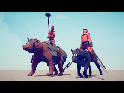 BEAR JOCKEY & REAVER vs EVERY UNIT - Totally Accurate Battle Simulator TABS