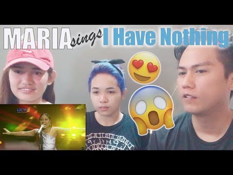 Friends React to Maria singing "I Have Nothing" | Indonesian Idol 2018