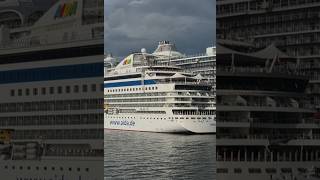 MV AIDAdiva & MV Mein shiff relax in Tallinn #shipspotting #portoftallinn #aidacruises #tuicruises