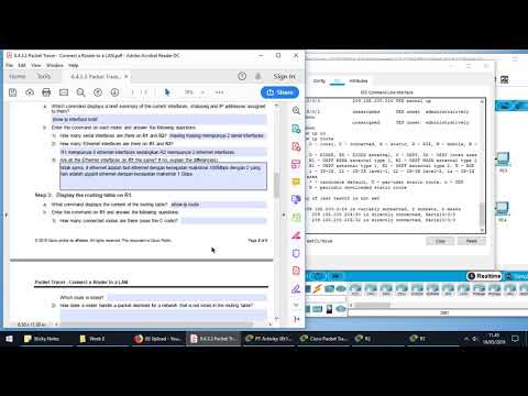 6.4.3.3 Packet Tracer - Connect a Router to a LAN #ProdiTIUMB