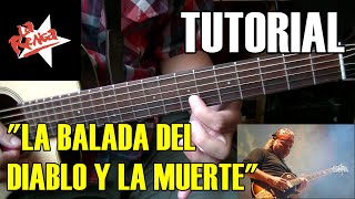 COMO TOCAR "La balada del diablo y la muerte" La Renga | Tutorial guitarra acústica/criolla C/SOLO