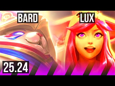 BARD & Xayah vs LUX & Caitlyn (SUP) | BR Grandmaster | 25.24
