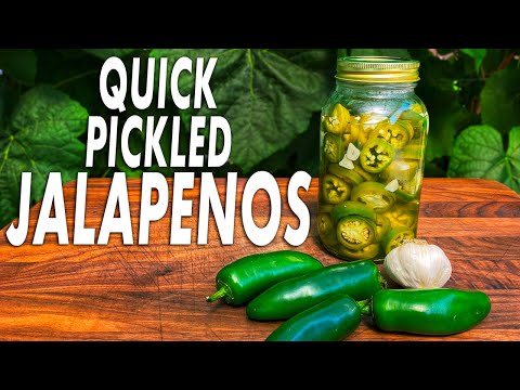 How To Make Quick Pickled Jalapenos - Easy Pickled Jalapenos For The Refrigerator