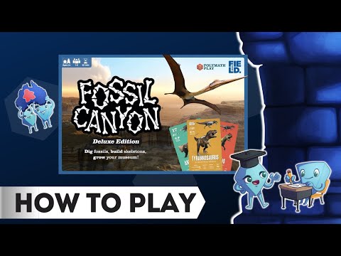 Fossil Canyon - ?How to Play Board Game, with Tarrant and Stella