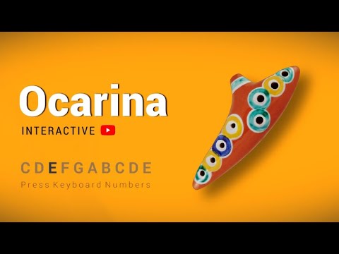 YouTube Ocarina - Play it on YouTube with your number keys