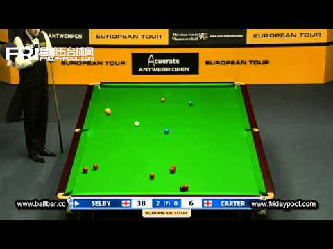Mark Selby vs Ali Carter - 2012Antwerp EPTC Tour 3 (Semi Finals)
