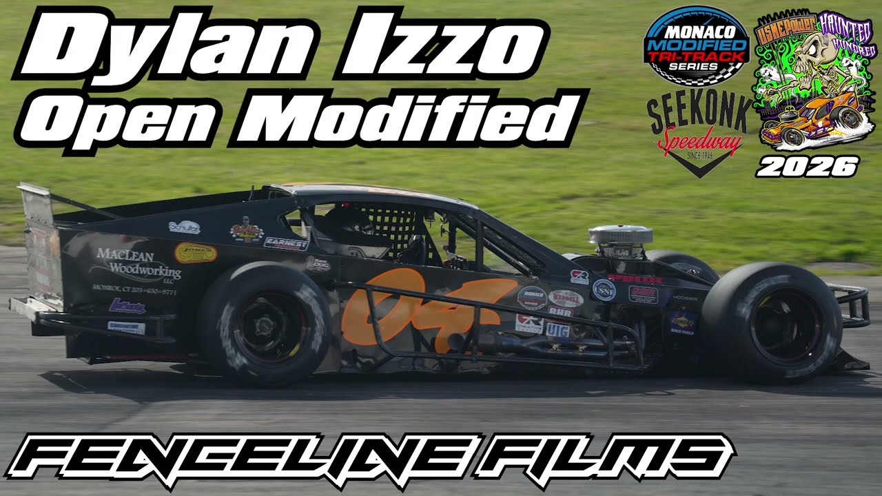 Dylan Izzo Monaco Tri Track Modified USNE Power Haunted Hundred XL Seekonk Speedway 2026