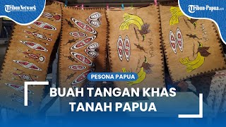 Indahnya Lukisan Kulit Kayu Khas Kampung Asei Pulau, Buah Tangan Wajib Khas Danau Sentani Papua