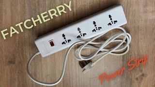 Fatcherry 4 Port Power Strip Unboxing and Review | 2 Meter Extension Board  under 500