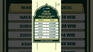 Jadwal Imsakiyah Semarang dan Sekitarnya, Kamis 2 Maret 2023
