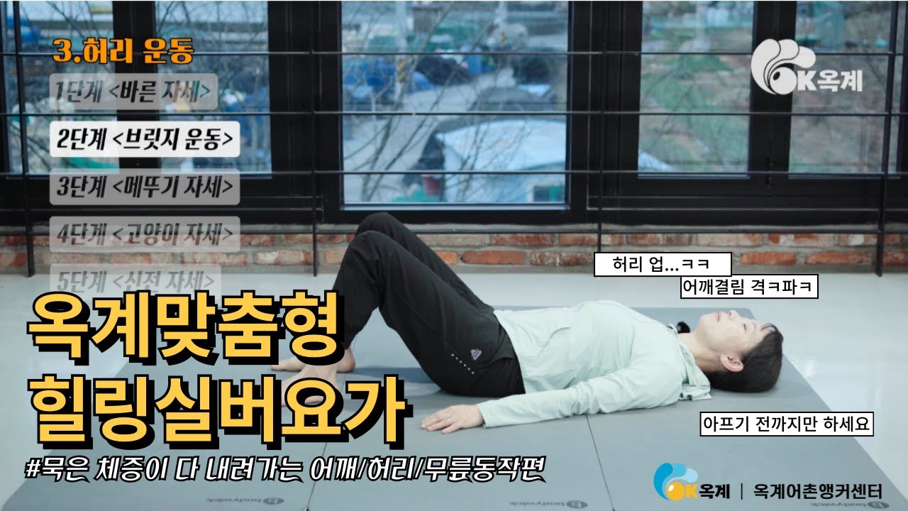 무리없이 운동되는 힐링실버요가 [어깨, 허리, 무릎동작편]