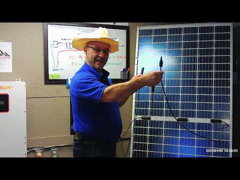 How to build a 500 volt Series solar String?