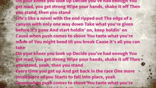 Stand cassadee pope lyrics
