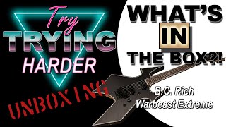 Video thumbnail for TTH Unboxing #27: B.C. Rich Warbeast Extreme Guitar #unboxing #guitar #bcrich #bcrichguitars #vlog by Try Trying Harder