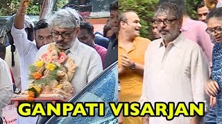 Sanjay Leela Bhansali Celebrates Ganpati Visarjan With Friends And Family